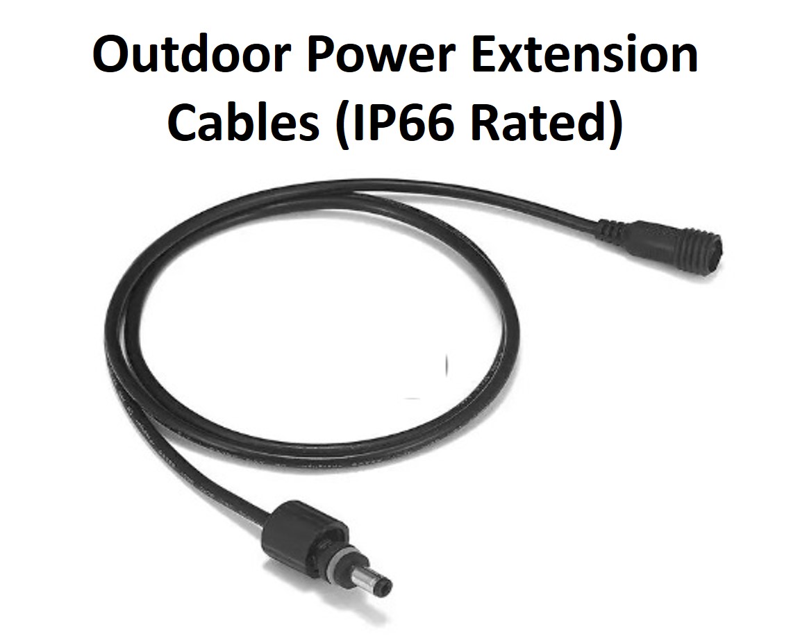 Outdoor Power Extension Cables (IP66 Rated)